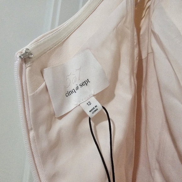 CINQ À SEPT Birch off-the-shoulder cady dress - Picture 6 of 9